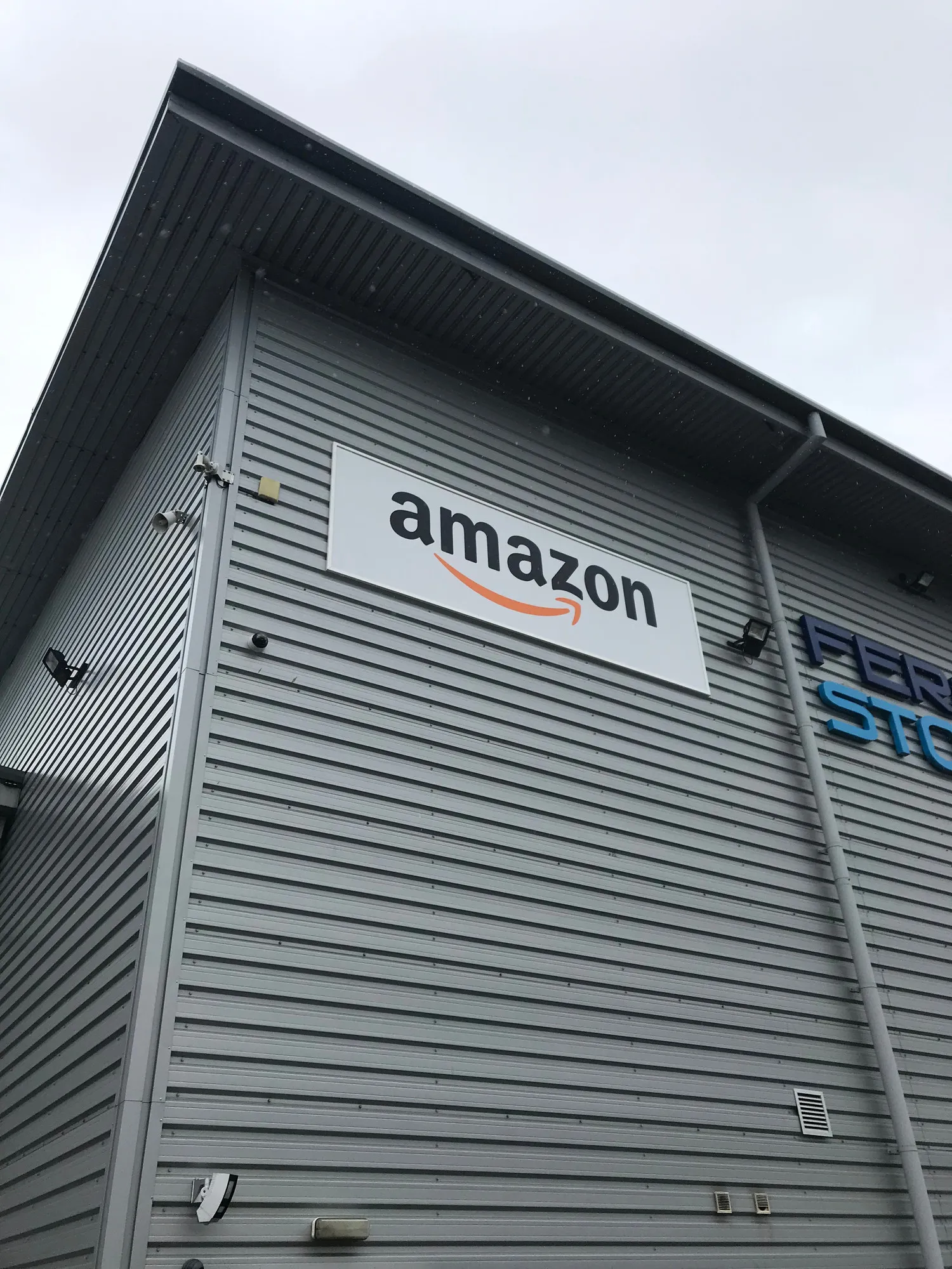 High level framed factory sign in Sunderland by It'z Print & Design