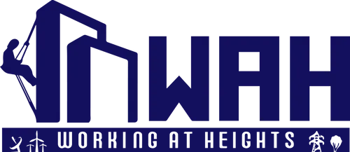 Working at heights trained logo